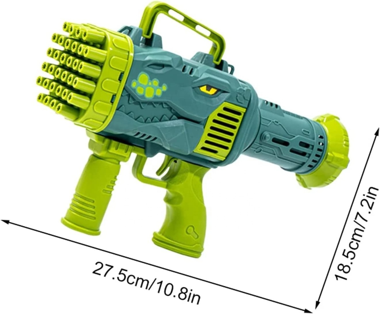 32-Hole Bubble Gun Dinosaur Rocket Launcher Charging Light Handheld Electric Bubble Gun Children's Bubble Machine Kid Toy