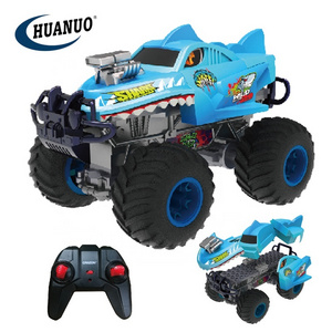 DIY Assembly Rc Off-Road Truck 1:16th 2.4G Rc Big Wheels Climbing Block Building Car Toys Kit