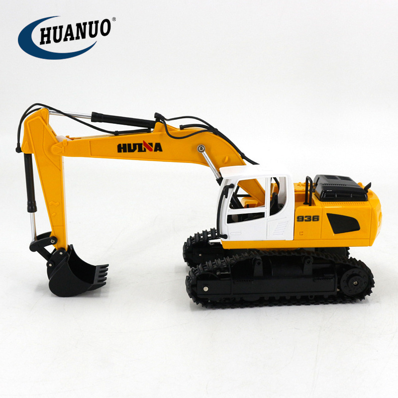 1/24th 6CH Rc Excavator Model Truck 2.4GHz Remote Control Grab Digger Excavator Model Truck for Kids