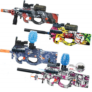 2024 Automatic Toy Gun Gel Electric Splatter Ball P90 Splatter Ball Gun Automatic for Gel Ball Gun Outdoor Battle Game