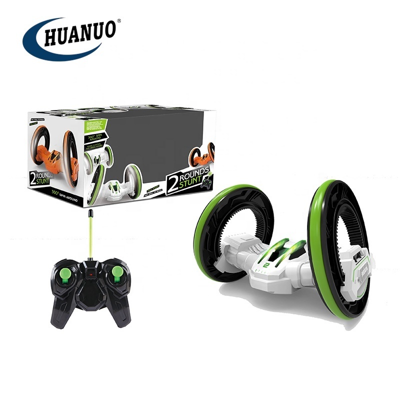 hot sale electric radio control big wheel rc 360 degree rolling stunt car toy