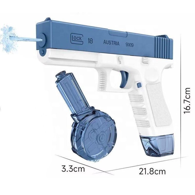 Other Outdoor Summer Toy Electric Water Gun With Double Magazine Automatic Water Gun