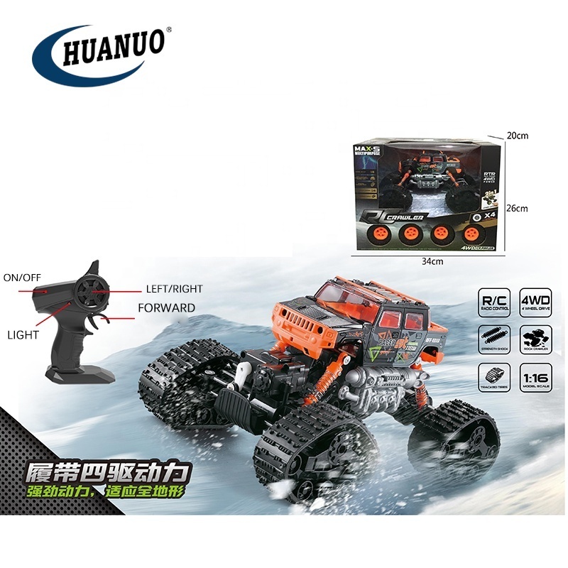 2.4G 4WD off road remote control toys 1/16 all terrain climbing high speed rc car