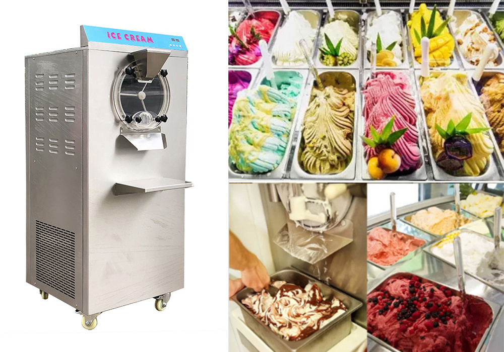 Automatic soft ice cream vending machine gelato ice cream machine hard ice cream machine