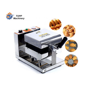 Semi automatic cake taiyaki cake maker machine taiyaki fish shape waffle maker