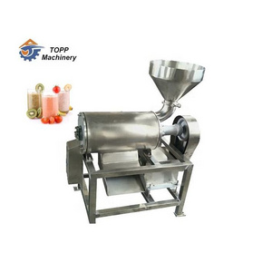 Single channel tomato pulper fruit crusher mill orange pulper machine