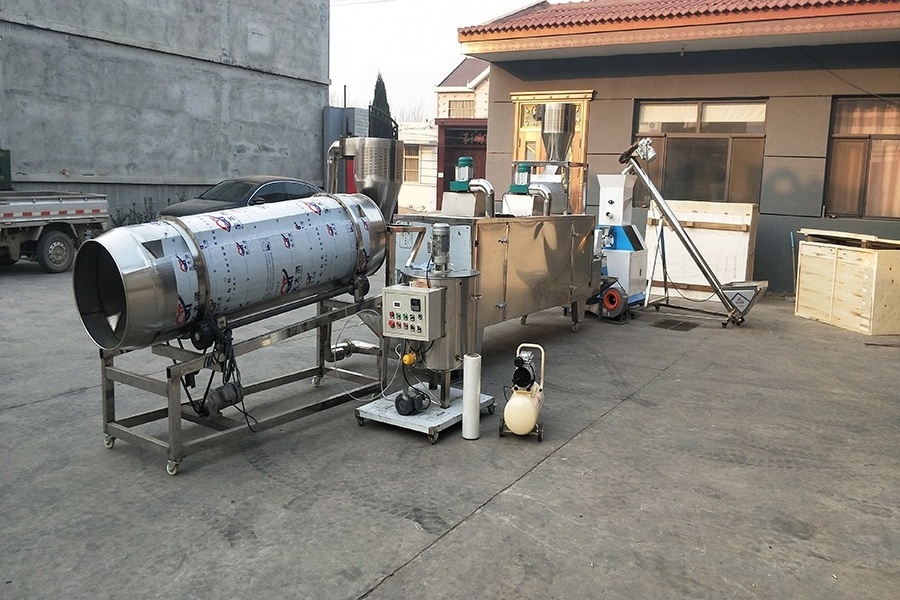 Pellet feed crumble dog food extruder cat pet food processing floating fish feed machine pellet extruder production line