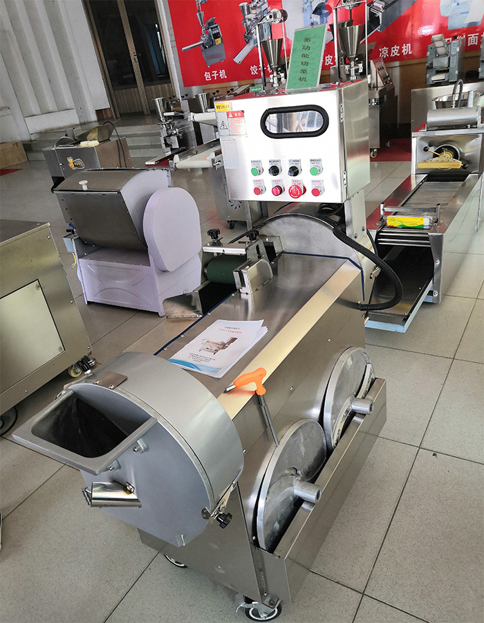 Vegetable strip cutting machine longitudinal vegetable cutting machine parsley cutting machine multifunction vegetable okra