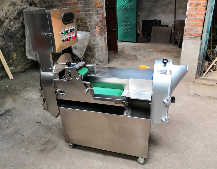 Vegetable strip cutting machine longitudinal vegetable cutting machine parsley cutting machine multifunction vegetable okra