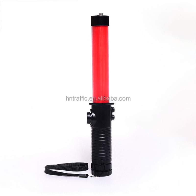 Cheap safety traffic wands led traffic baton led light with horn command Rechargeable 26cm 30cm  54cm