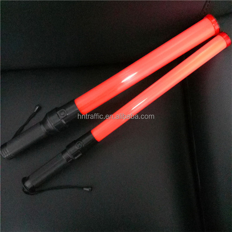 Security LED Traffic Baton Torch Light Led Traffic Wand With 2AA Battery