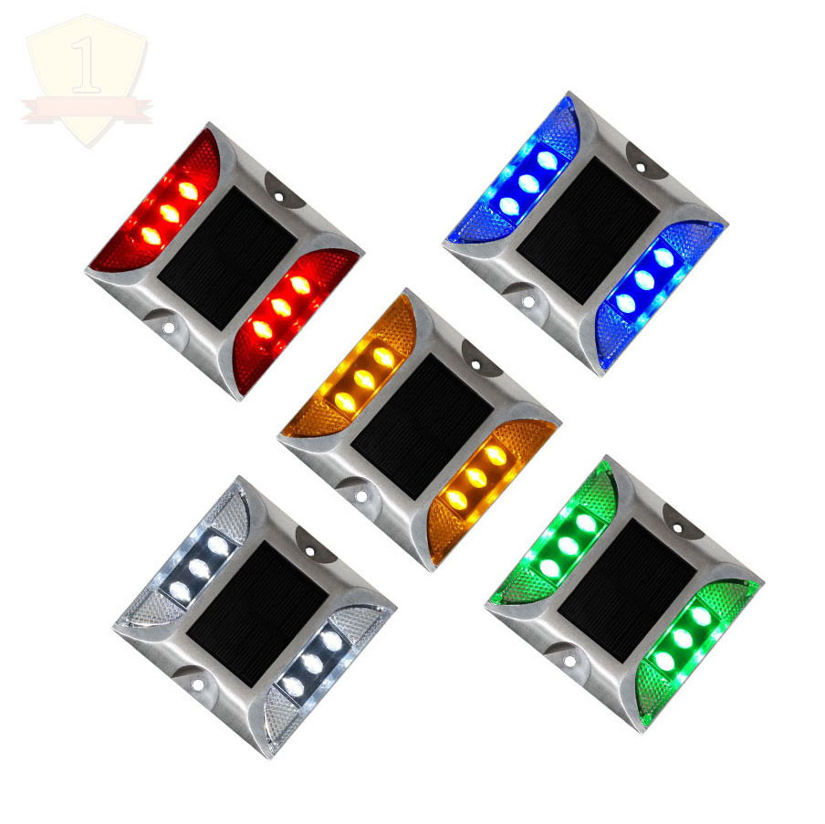 CE RoHS solar cat eyes IP68 solar road markers for driveway raised pavement marker aluminum Led solar road stud lights