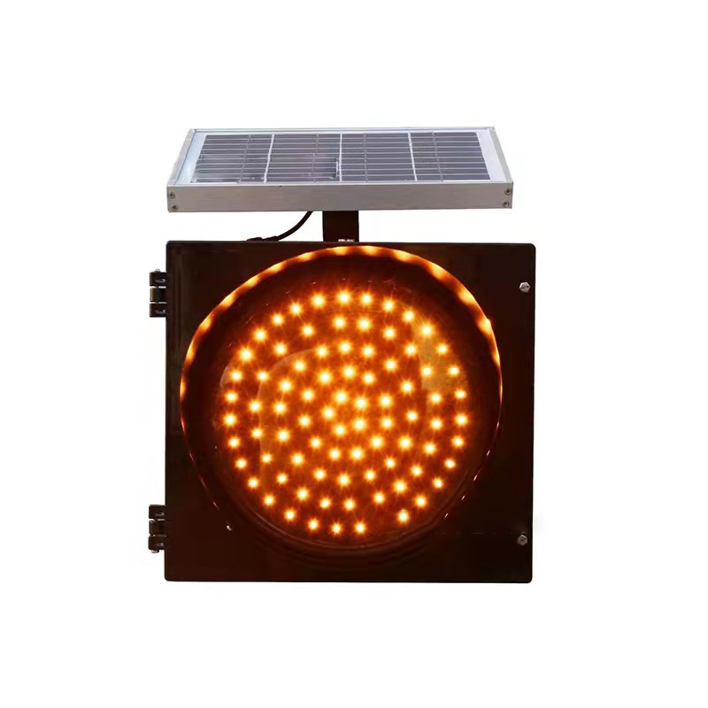 Pedestrian Slow Down Solar Powered Yellow Led Flashing Beacon Road Safety Traffic Hazard slolar Warning Light