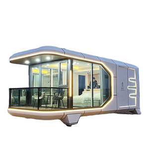 Outdoor Eco Capsule House Luxury Pod Space Capsule Hotel Capsule Room Prefab Apple Cabin Container House