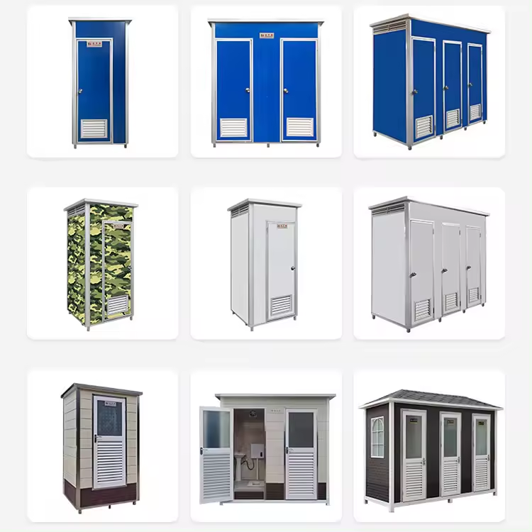 Prefabricated Bathroom Well Designed Outdoor Movable Portable Toilets Convenient Mobile Shower Room