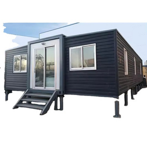 Complete 40ft Commercial Prefab Kitchen Container House 20ft Tiny Home for USA Villa Made from Steel Shipping Container