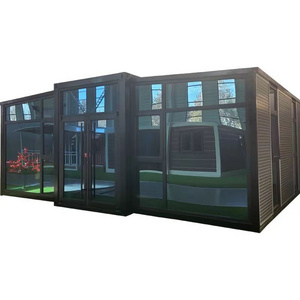 Prefabricated 20Ft 40Ft Expandable Prefabricated Container Living House Shipping foldable mobile Prefab Tiny Home made in china