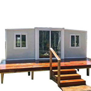 40 Ft Wholesale Luxury Portable 3 Rooms Prefabricated House Shipping mobile expandable prefab  Container Homes for sale