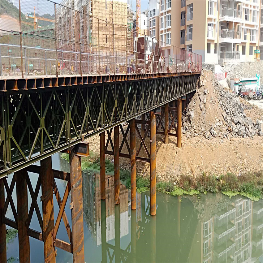 Upgraded Various Steel Structure Prefabricated Construction Trestle Bridges