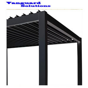 AS2047 Australia TOMA Waterproof Louver Roof System Kits Outdoor Gazebo Garden Bioclimatic Aluminium Pergola Custom Metal