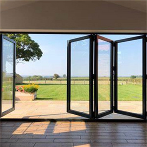 TOMA AS2047 aluminium door bi fold door hardware bathroom sliding glass door