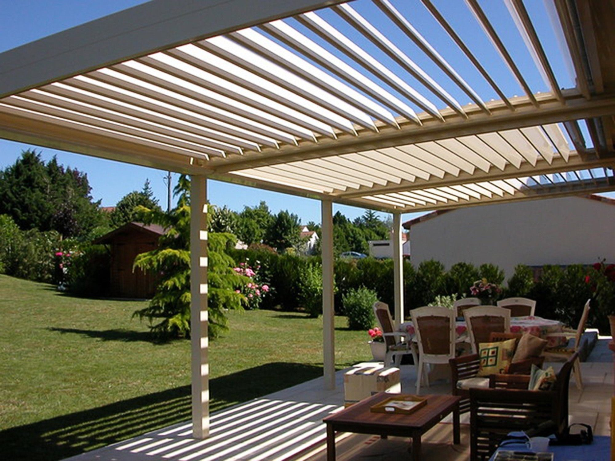 TOMA Factory Direct Aluminum Pergola With Polycarbonate Roof Retractable Pergola Roof Awning Aluminum Pergola And Carport