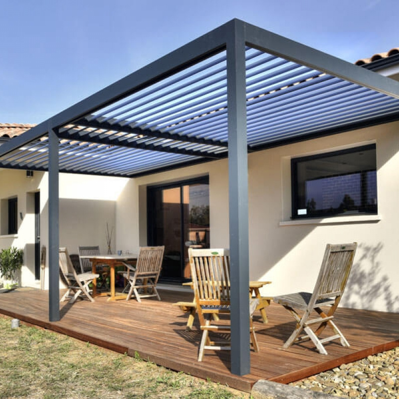 TOMA pergolas for outdoor 6x3 m retractable pergola aluminium outdoor 12x20