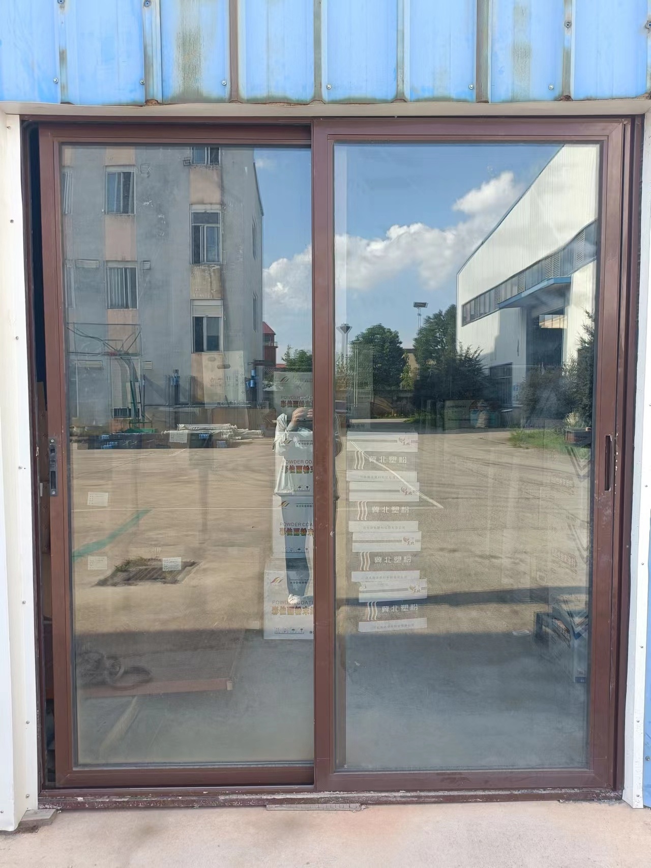 AS2047 Thermal Break Lift Slide Doors Fire Rated Double Patio Doors Sliding Glass Aluminum Sliding Door with Screen