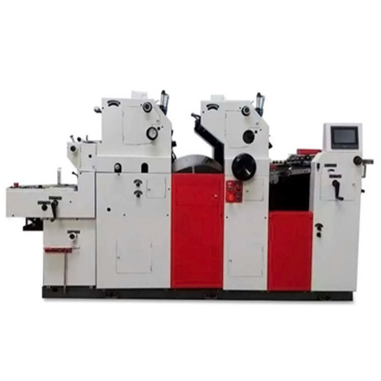 mini offset printing machine price color poster non woven bag flyer leaflet brochure envelope printing machine for sale