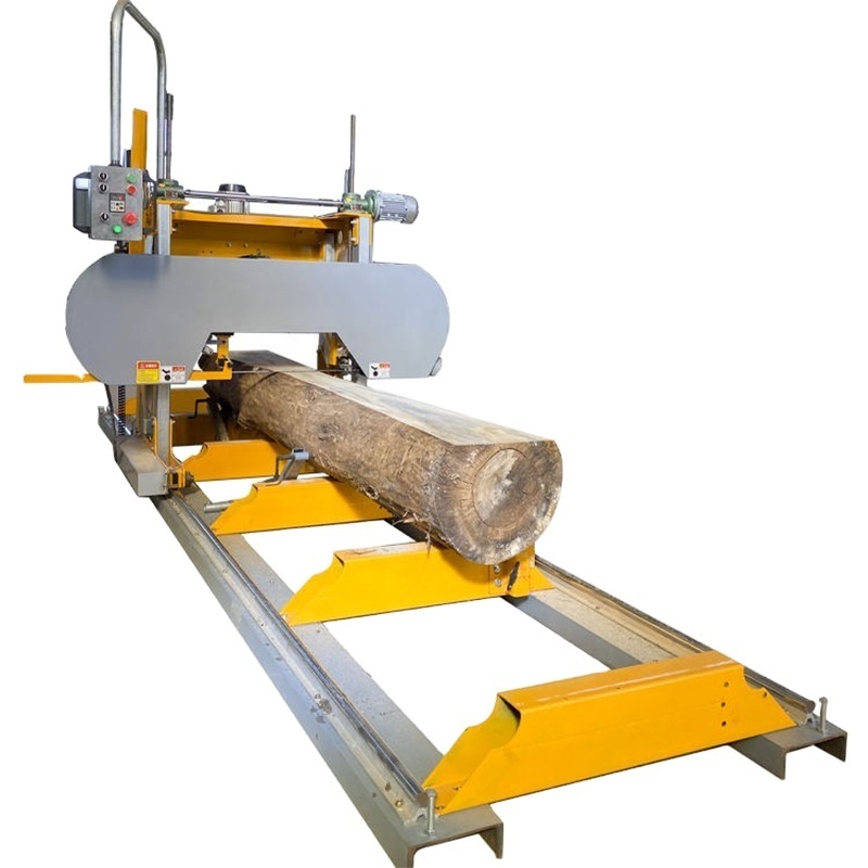 Woodworking Gas Diesel Electric Horizontal diesel log portable band sawmill made in china for sale