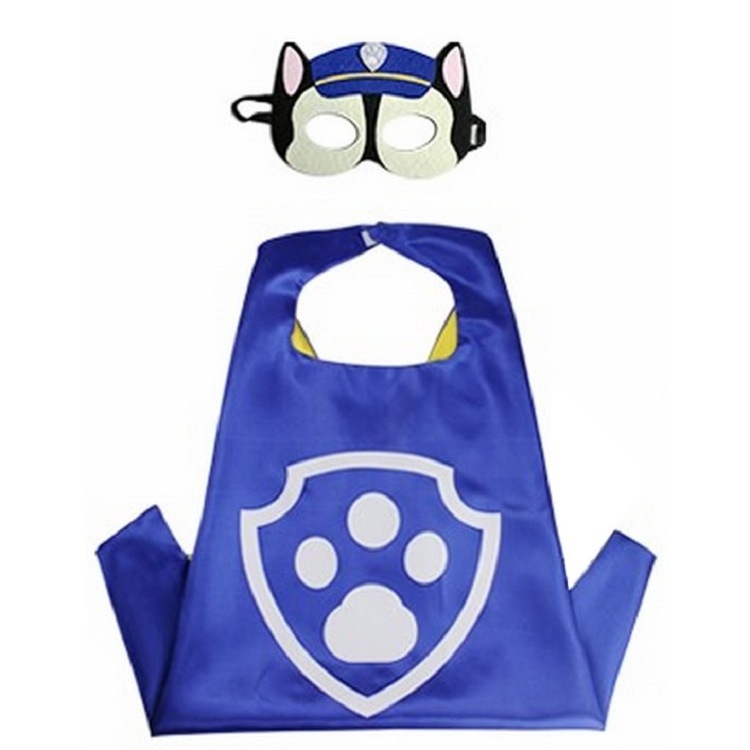 Wholesale Paw Cloak Patrol Party Cosplay Paw Costume Superhero Patrols Cape For Halloween Party