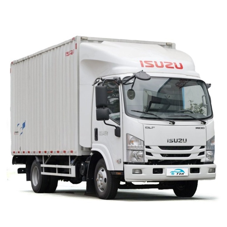 4.13m Single Row Van Light Truck (national VI) for Qingling Isuzu M100 120 HP Automatic Air Suspension Light Duty Cargo Truck