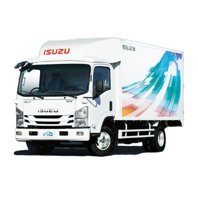 4.13m Single Row Van Light Truck (national VI) for Qingling Isuzu M100 120 HP Automatic Air Suspension Light Duty Cargo Truck