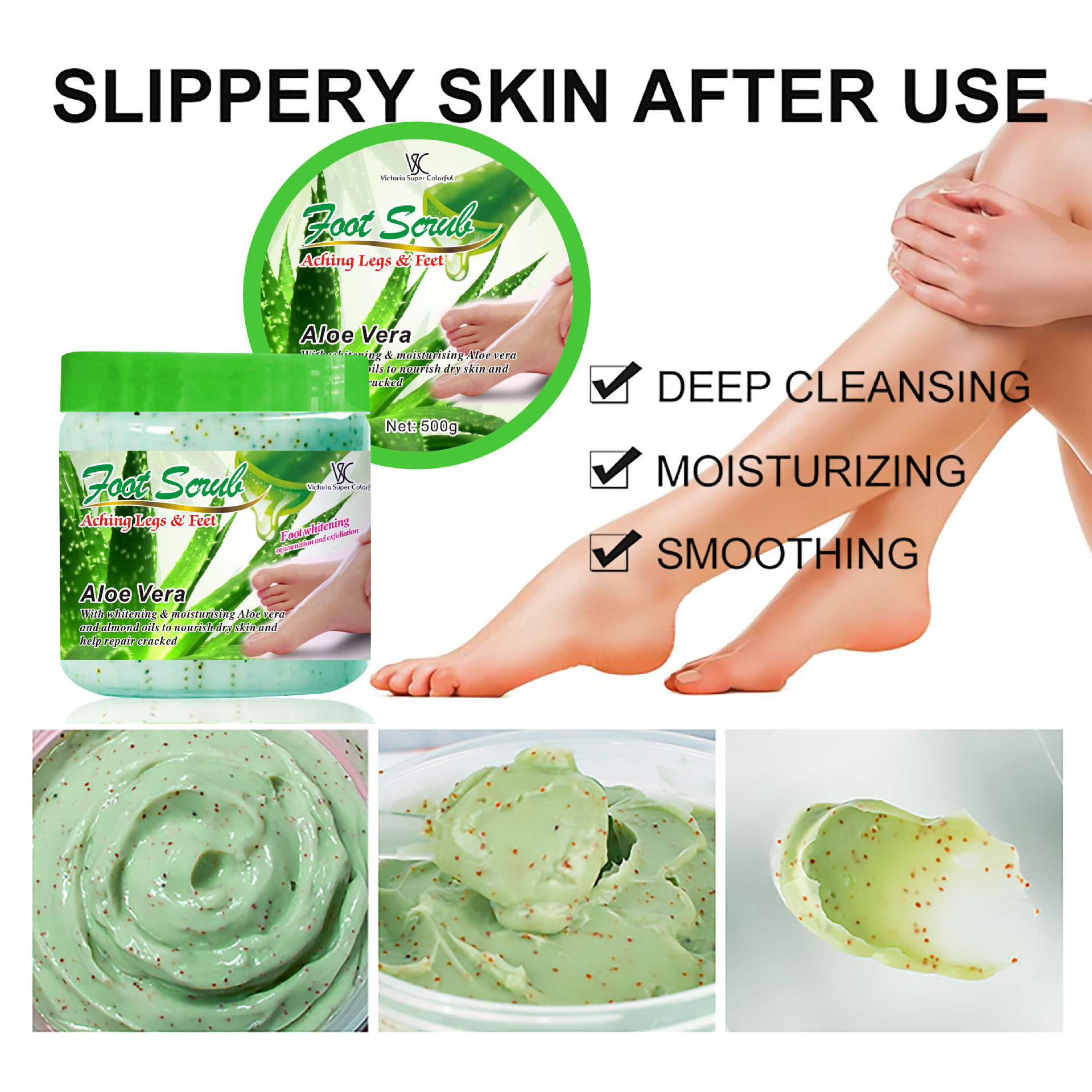 High Quality Natural Foot Scrub Exfoliating Cream Whitening Moisturizer Deep Clean Skin Care Body Scrub