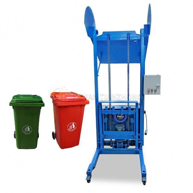 Popular trash can lift elevator/garbage trash can lift elevator/kitchen waste single bucket lifter