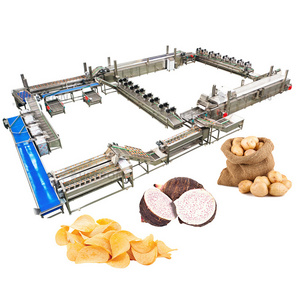 Potatoes Frozen French Fries Machine French Fries Production Line Automatic French Fries making machine Price