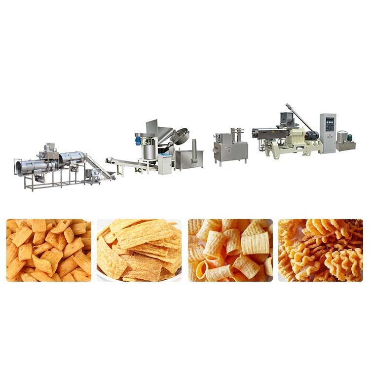 Ultron china floating fish food chips extruder machine cheese puff snack food extrusion machinery