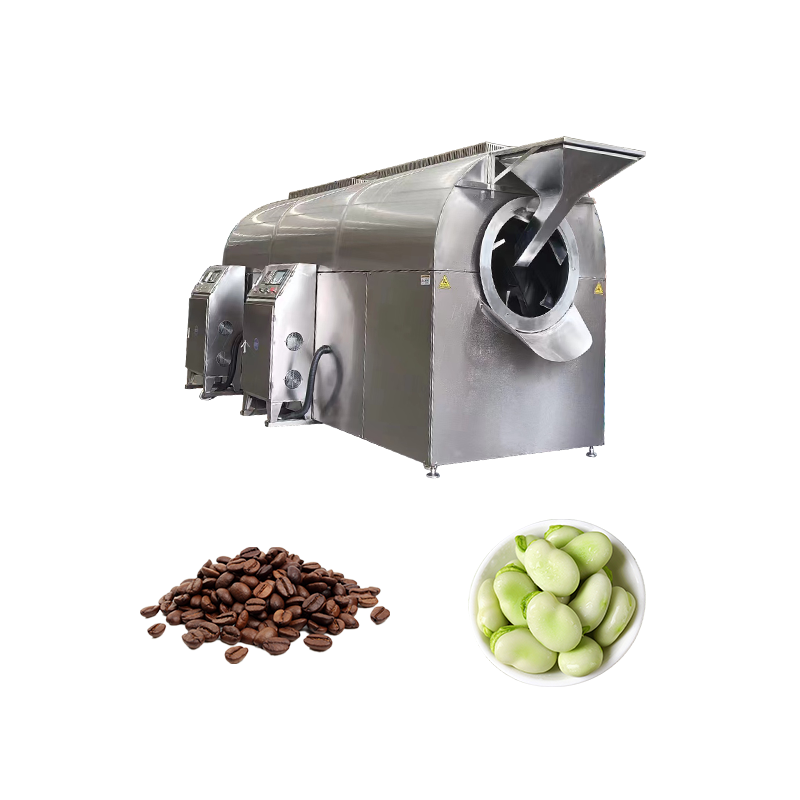 Factory Nuts Roaster Electric Chestnuts Roaster Machine Commercial Drum Rotary Peanut Roasting Machine