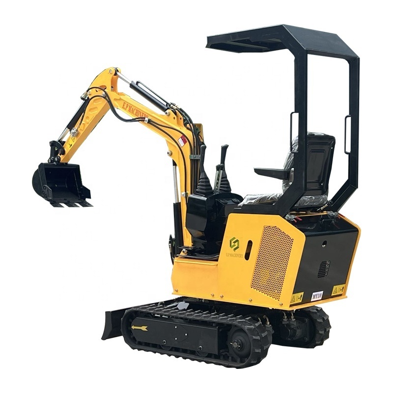 Cheap New Chinese Kubota Yanmar Diesel Engine 0.8 Ton Mini Excavators Bager Small Diggers 1 Ton Backho 1T Compact Baggers