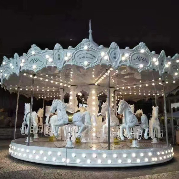 Antique amusement park rides kids best 16 seats carousel rides merry go round ride carousel for sale