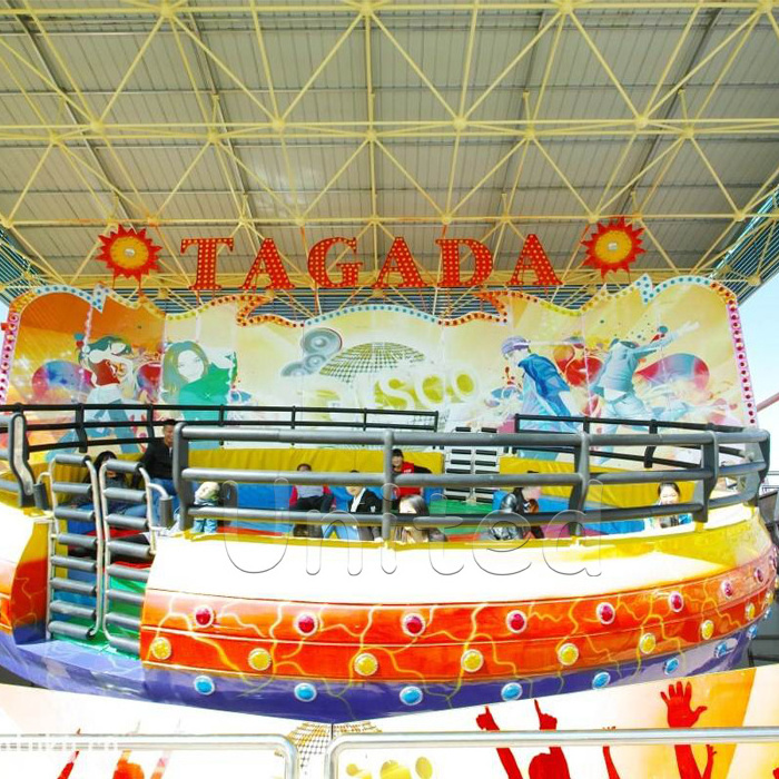 Amusement Park Fun Attractions Mechanical Games Ride Disko Samba Carousel Disco Tagada For Sale