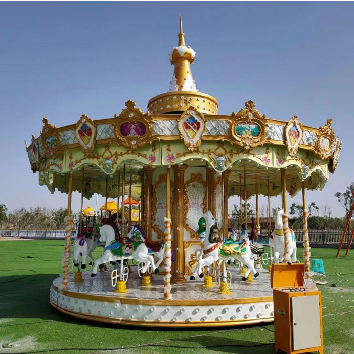 Antique amusement park rides kids best 16 seats carousel rides merry go round ride carousel for sale