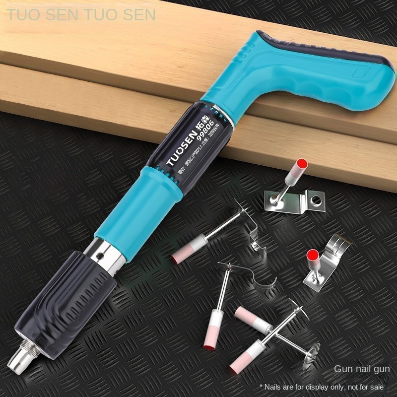 Tuosen mini nail gun ceiling tool tool staple gun silencer fastener wall fixed gun