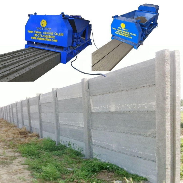 Precast concrete wall panel / precast concrete fence post machine for farm