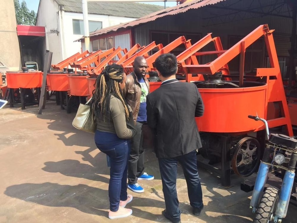 small type pan mixer concrete pan mixer