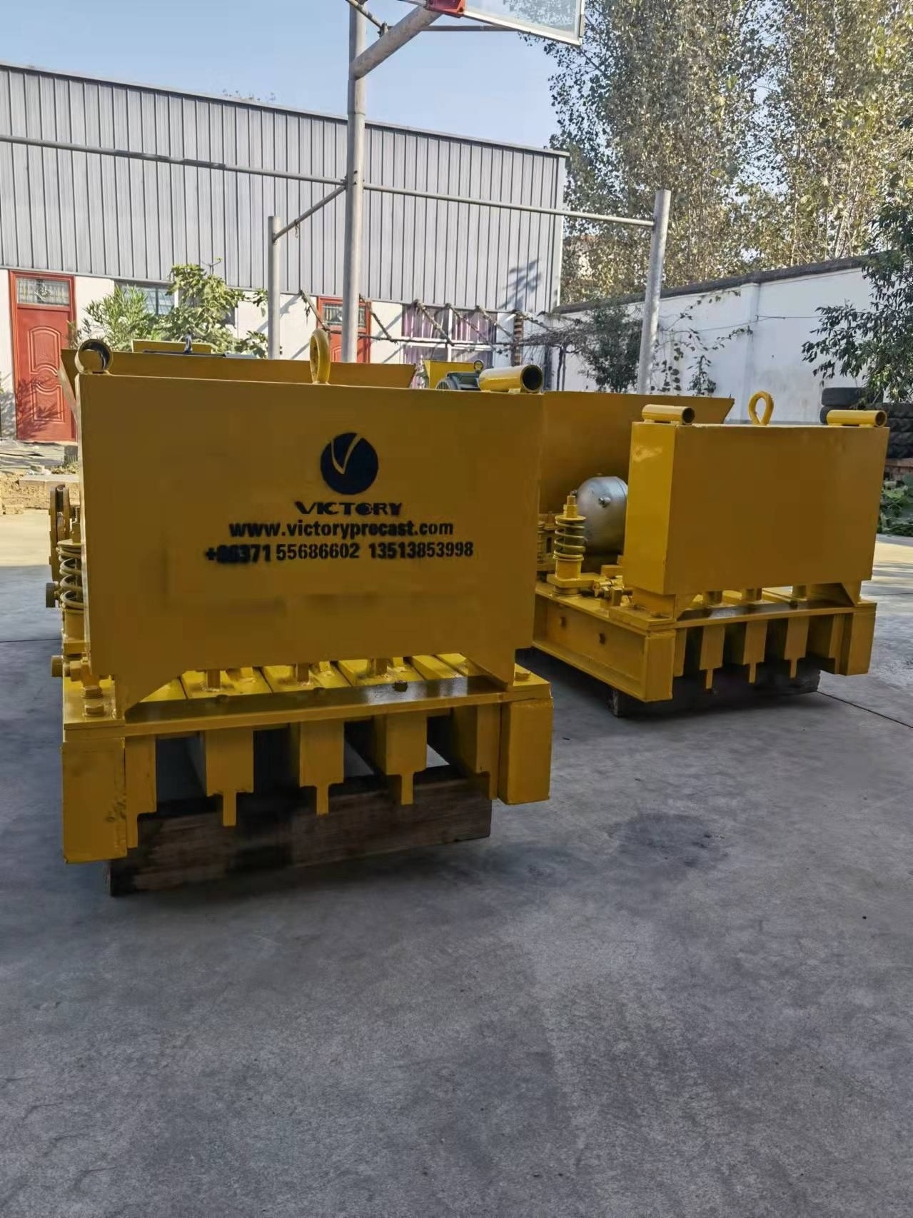 Floor base Prestressed precast concrete T beam to T beam  making machine block machine