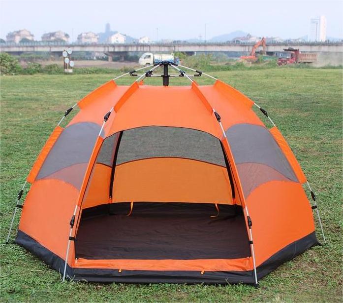 Wholesale Factory Supply  Outdoor Waterproof 5-8 Personal Large Space  Luxury Family Pop Up Camping Tents For Sale