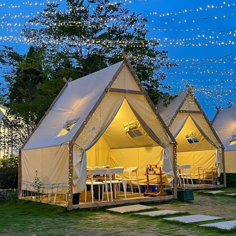 2023 Explosive New Products One Bedroom Large Space Tent Resorts Oxford-cloth Safari Tent  Luxury Safari Tent