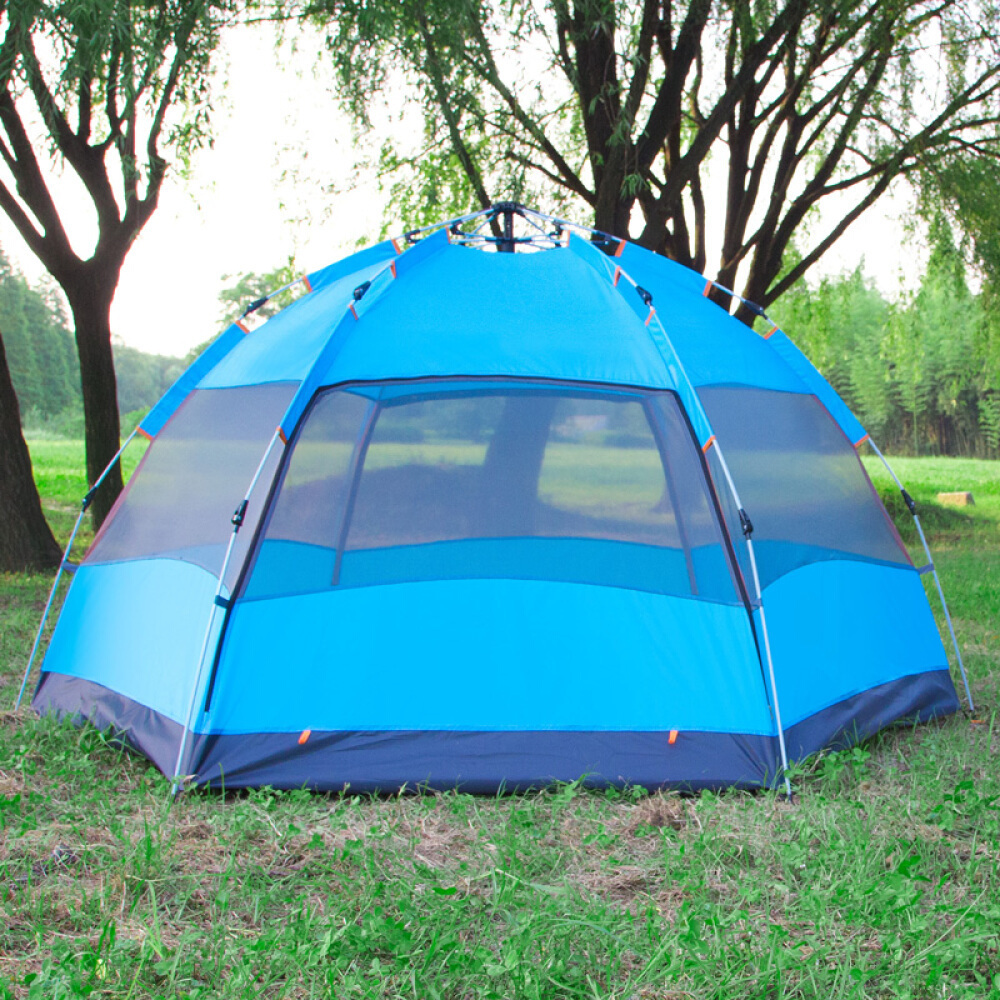 Wholesale Factory Supply  Outdoor Waterproof 5-8 Personal Large Space  Luxury Family Pop Up Camping Tents For Sale