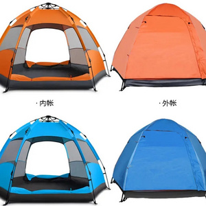 Wholesale Factory Supply  Outdoor Waterproof 5-8 Personal Large Space  Luxury Family Pop Up Camping Tents For Sale